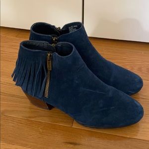 Fringe booties